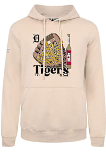 Levelwear Detroit Tigers Mens Tan Podium Ball Park Food Long Sleeve Hoodie
