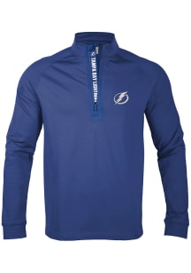 Levelwear Tampa Bay Lightning Mens Blue Calibre Long Sleeve 1/4 Zip Pullover