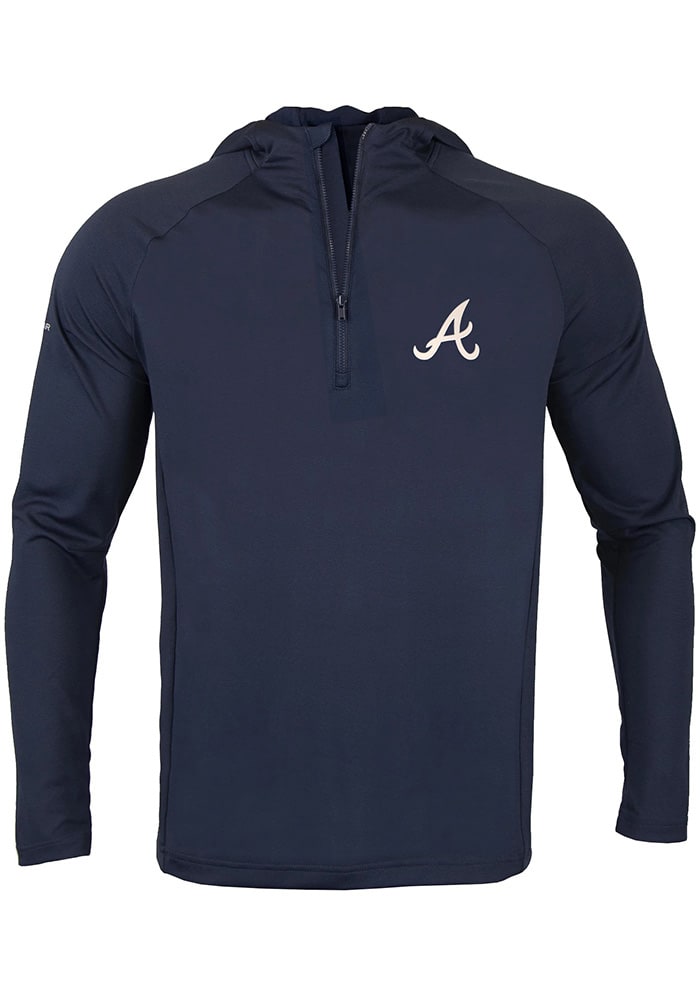 Atlanta Braves Columbia Terminal Tackle Long Sleeve Hoodie T-Shirt