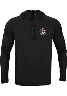 Levelwear Chicago Cubs Mens Black Zander Long Sleeve Hoodie