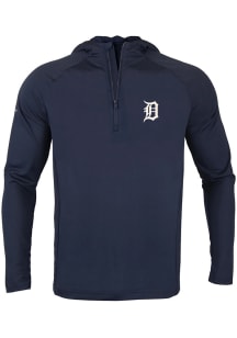 Levelwear Detroit Tigers Mens Navy Blue Zander Long Sleeve Hoodie