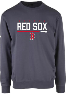 Levelwear Boston Red Sox Mens Navy Blue Zane Long Sleeve Crew Sweatshirt