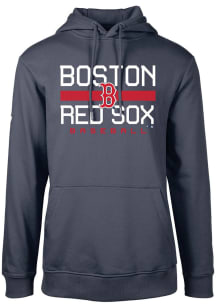 Levelwear Boston Red Sox Mens Navy Blue Podium Long Sleeve Hoodie