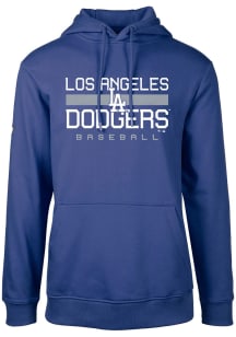 Levelwear Los Angeles Dodgers Mens Blue Podium Long Sleeve Hoodie