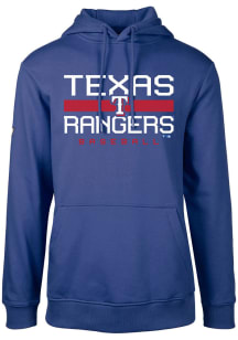 Levelwear Texas Rangers Mens Blue Podium Long Sleeve Hoodie