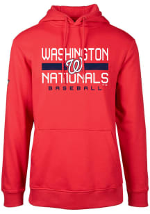 Levelwear Washington Nationals Mens Red Podium Long Sleeve Hoodie