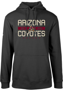Levelwear Arizona Coyotes Mens Black Podium Long Sleeve Hoodie