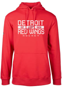 Levelwear Detroit Red Wings Mens Red Podium Long Sleeve Hoodie