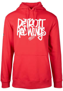 Levelwear Detroit Red Wings Mens Red Podium Long Sleeve Hoodie