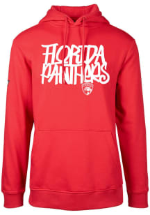 Levelwear Florida Panthers Mens Red Podium Long Sleeve Hoodie