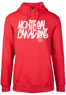 Levelwear Montreal Canadiens Mens Red Podium Long Sleeve Hoodie