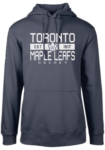 Levelwear Toronto Maple Leafs Mens Navy Blue Podium Long Sleeve Hoodie