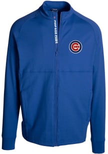Levelwear Chicago Cubs Mens Blue Nitro Track Jacket
