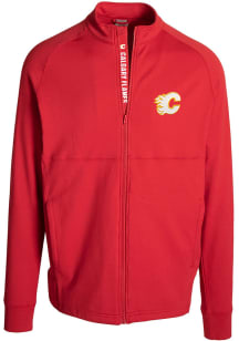 Levelwear Calgary Flames Mens Red Nitro Track Jacket