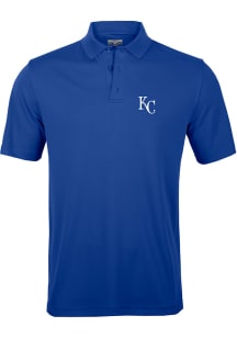 Levelwear Kansas City Royals Mens Blue Omaha Short Sleeve Polo