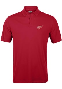 Levelwear Detroit Red Wings Mens Red Omaha Short Sleeve Polo