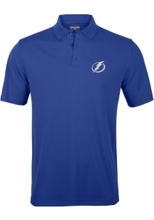 Levelwear Tampa Bay Lightning Mens Blue Omaha Short Sleeve Polo