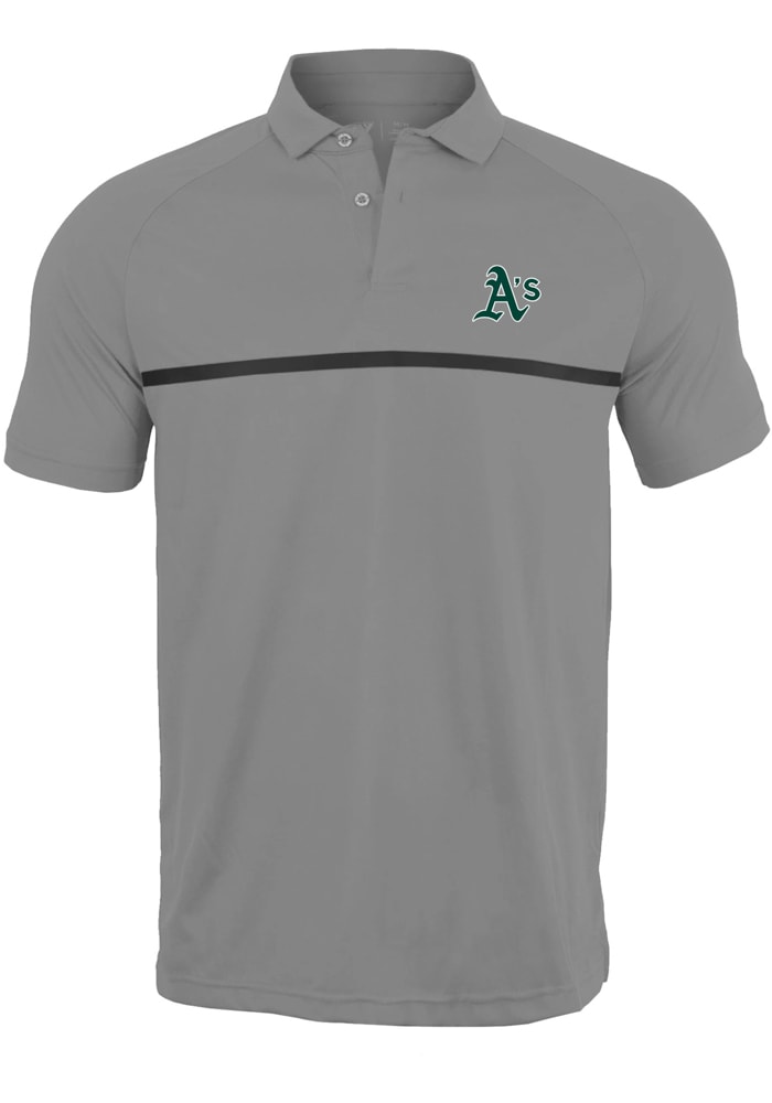 Dick's Sporting Goods Levelwear Men's Oakland Athletics Grey Duval Polo