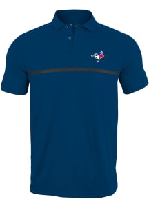 Levelwear Toronto Blue Jays Mens Blue Sector Short Sleeve Polo