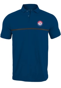 Levelwear Texas Rangers Mens Blue Sector Short Sleeve Polo