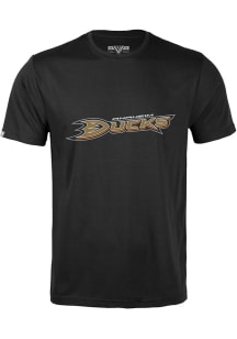 Levelwear Anaheim Ducks Black Richmond Short Sleeve T Shirt