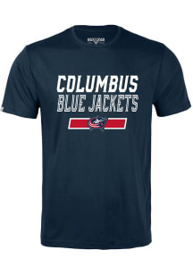 Levelwear Columbus Blue Jackets Navy Blue Richmond Short Sleeve T Shirt