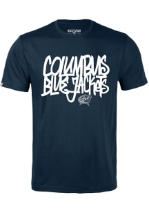 Levelwear Columbus Blue Jackets Navy Blue Richmond Short Sleeve T Shirt