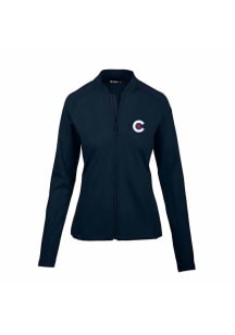 Levelwear Chicago Cubs Womens Navy Blue City Connect Ezra Long Sleeve Track Jacket