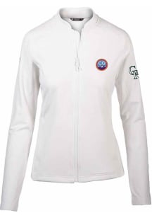Levelwear Colorado Rockies Womens White City Connect Ezra Long Sleeve Track Jacket
