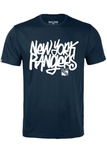 Levelwear New York Rangers Navy Blue Richmond Short Sleeve T Shirt