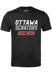 Levelwear Ottawa Senators Black Richmond Short Sleeve T Shirt