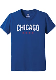 Summit Sportswear Chicago Youth Blue Stars Short Sleeve T-Shirt