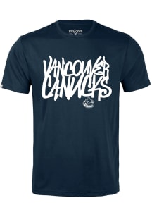 Levelwear Vancouver Canucks Navy Blue Richmond Short Sleeve T Shirt