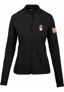 Levelwear San Francisco Giants Womens Black City Connect Ezra Long Sleeve Track Jacket