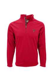 Levelwear Texas Tech Red Raiders Mens Red Metro Long Sleeve 1/4 Zip Pullover
