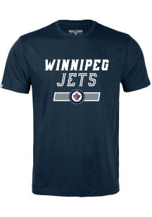 Levelwear Winnipeg Jets Navy Blue Richmond Short Sleeve T Shirt