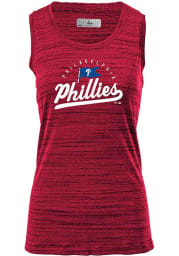 Levelwear Philadelphia Phillies Womens Red Freedom Tank Top