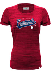 Levelwear St Louis Cardinals Womens Red Lux T-Shirt