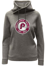 Levelwear Philadelphia Phillies Womens Grey Craze Crew Sweatshirt
