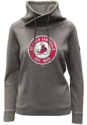 Levelwear St Louis Cardinals Womens Grey Craze Crew Sweatshirt