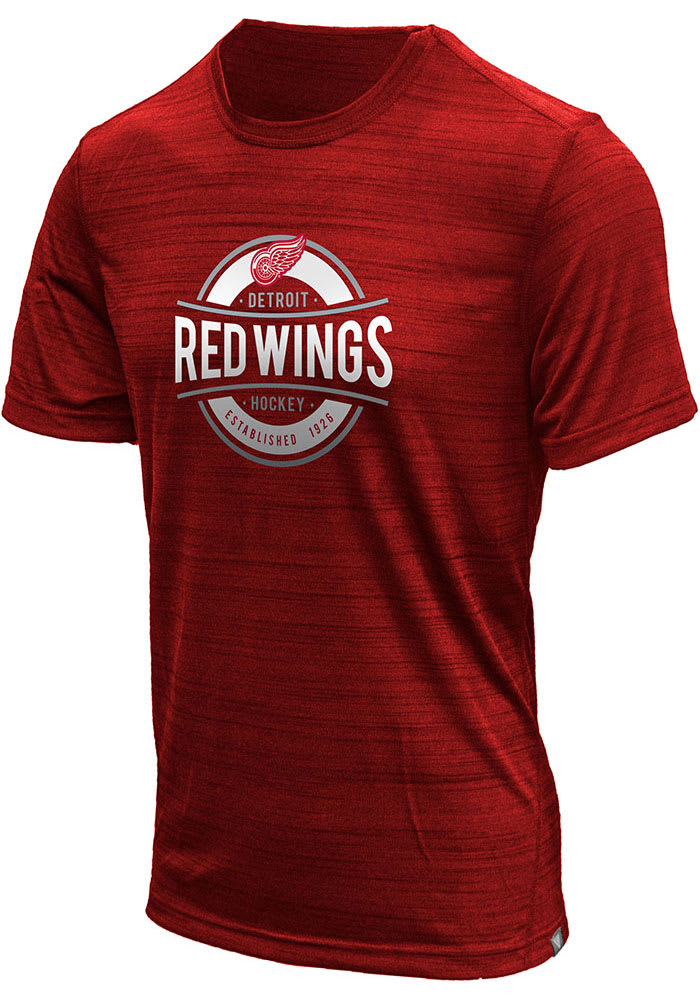 Levelwear Detroit Red Wings Red Anchor Short Sleeve T Shirt