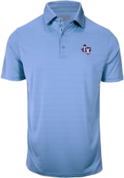 Levelwear Texas Rangers Mens Light Blue Metric Short Sleeve Polo