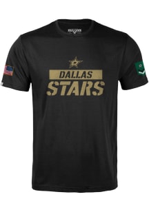 Levelwear Dallas Stars Black Corporal Richmond Short Sleeve T Shirt