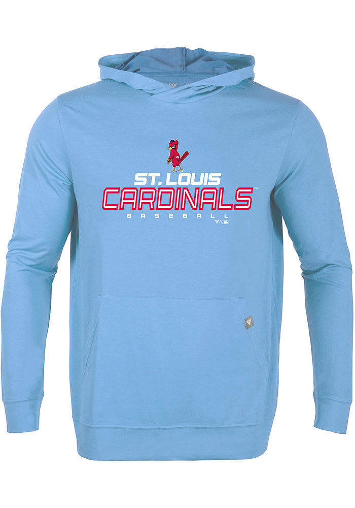 st louis cardinals hoodie light blue