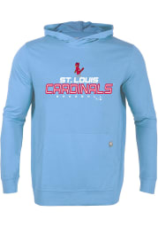 Levelwear St Louis Cardinals Mens Light Blue DIALED IN RELAY Hood
