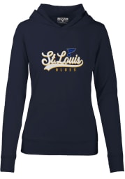 Levelwear St Louis Blues Womens Navy Blue Revocery Hooded Sweatshirt