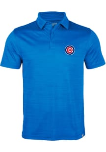 Levelwear Chicago Cubs Mens Blue Sway Short Sleeve Polo