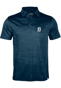 Levelwear Detroit Tigers Mens Navy Blue Sway Short Sleeve Polo