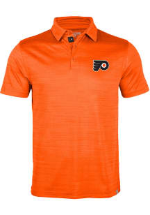 Levelwear Philadelphia Flyers Mens Orange Sway Icon Stamp Short Sleeve Polo