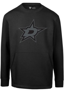 Levelwear Dallas Stars Mens Black Alliance Long Sleeve Crew Sweatshirt